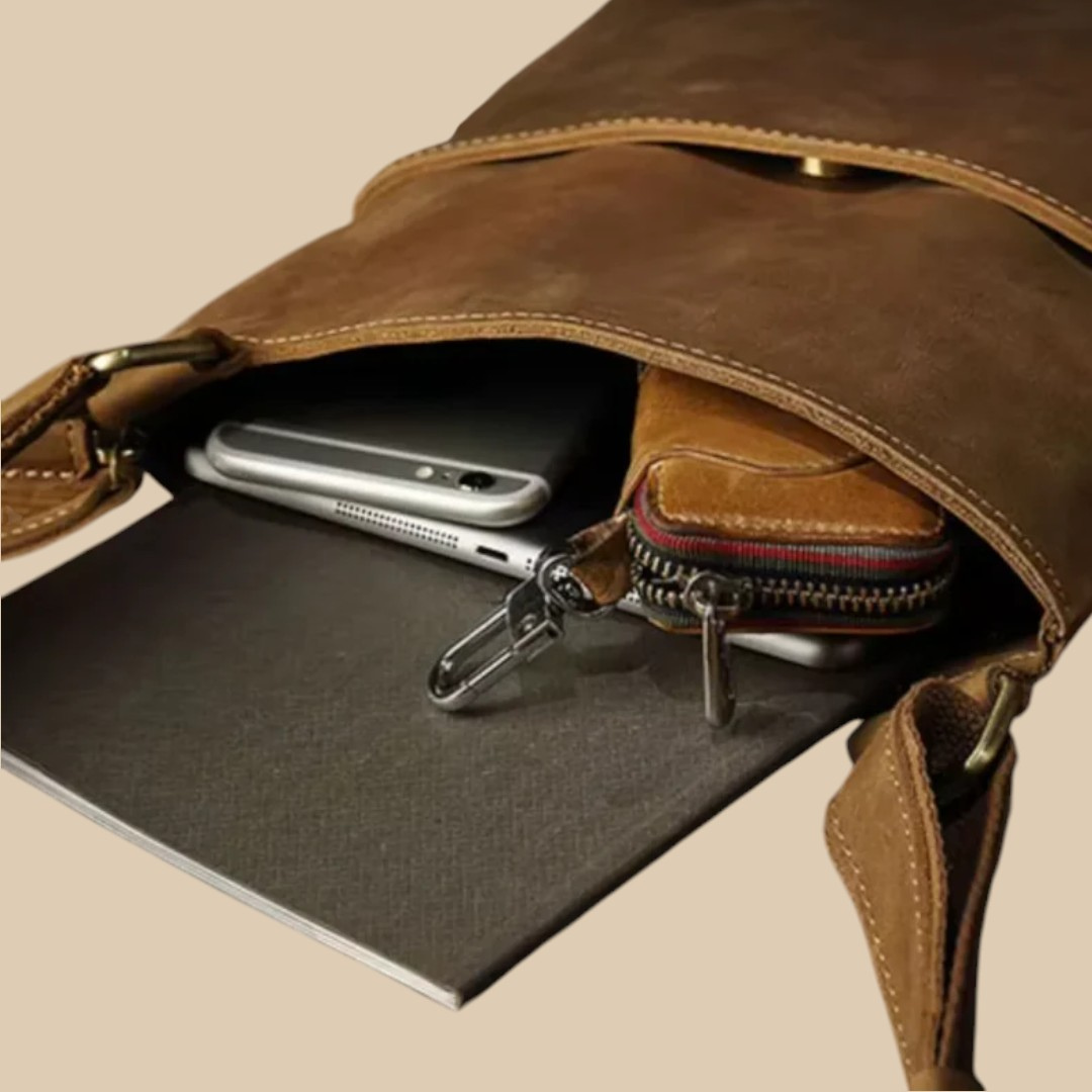 Paula | Sac Bandoulière Femme | Marron
