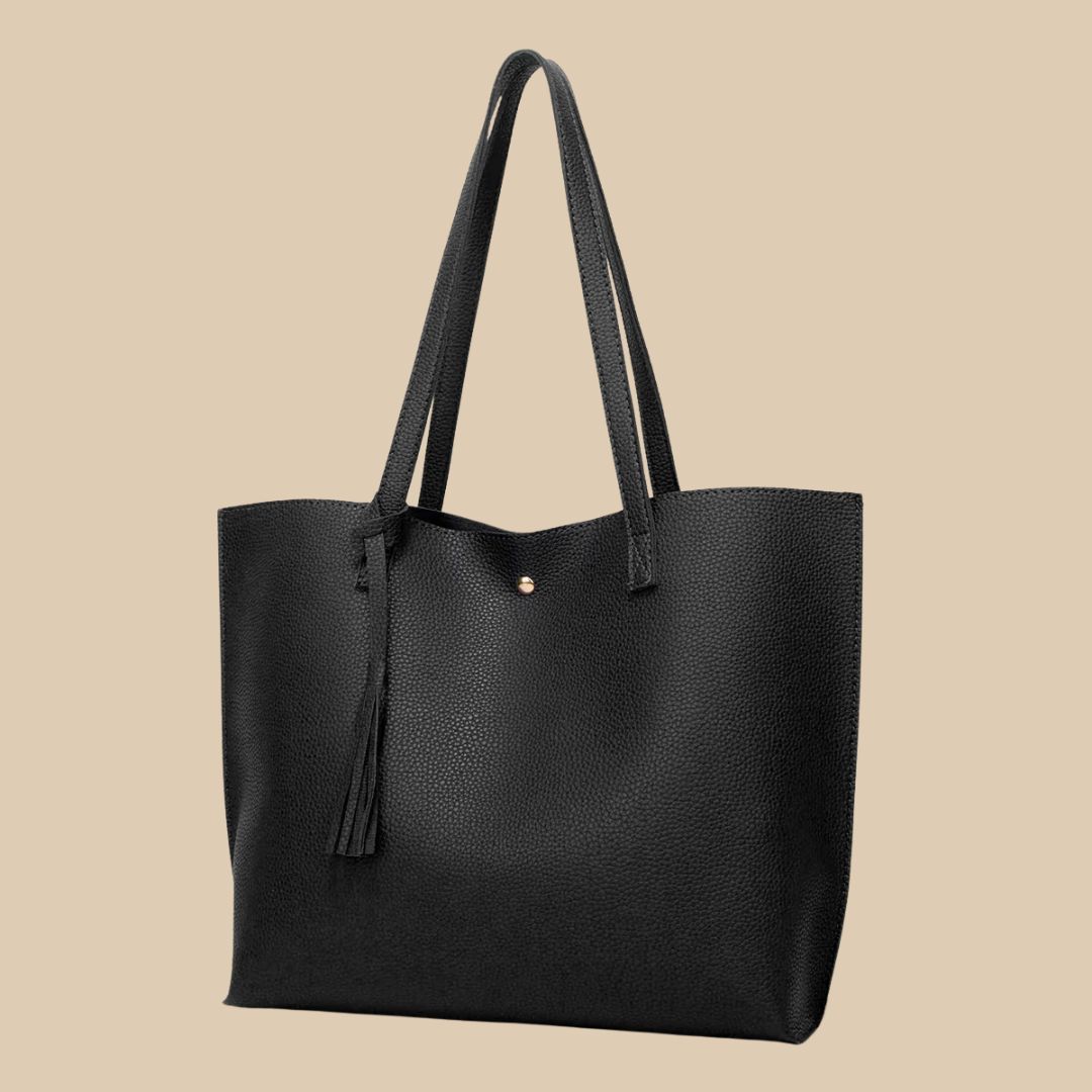 Atasha | Sac à Bandoulière Noir Avec Portefeuille Gratuit