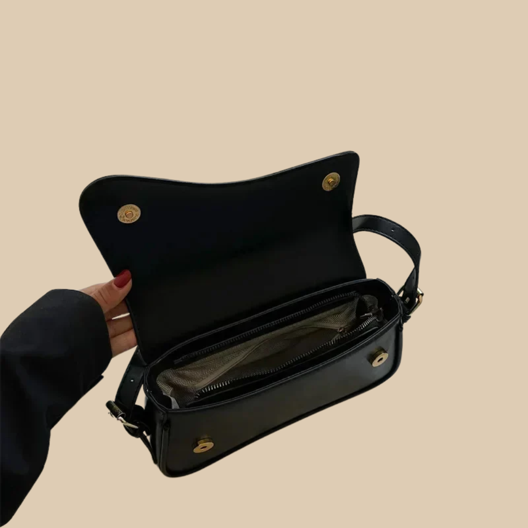 Gina | Sac Bandoulière Femme | Noir