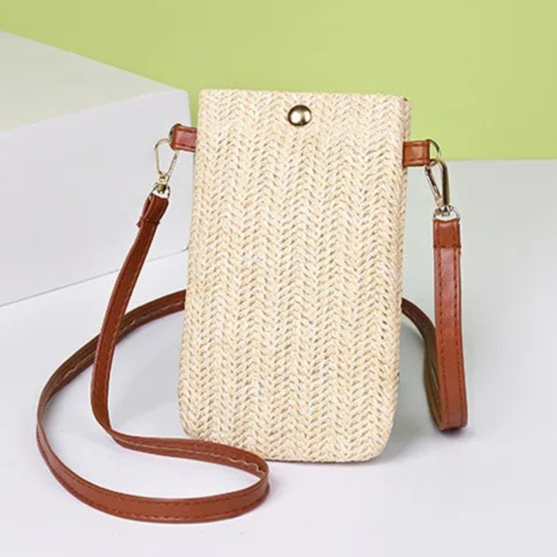 Charlene | Mini sac à bandoulière | Sac en raphia