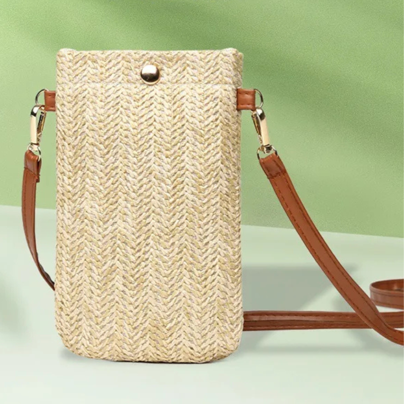 Charlene | Mini sac à bandoulière | Sac en raphia