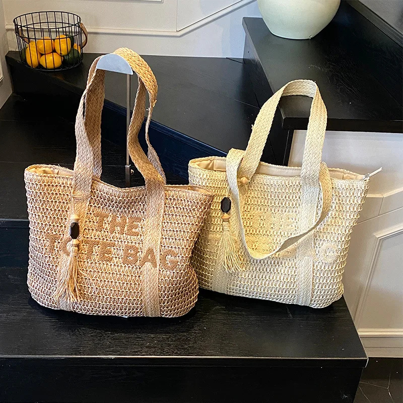 Laccie | Sac en Raphia Femme | Main