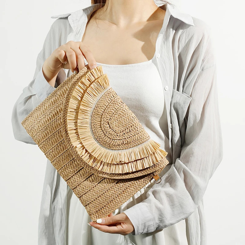 Zarah | Sac a Main Femme | Plage en Raphia