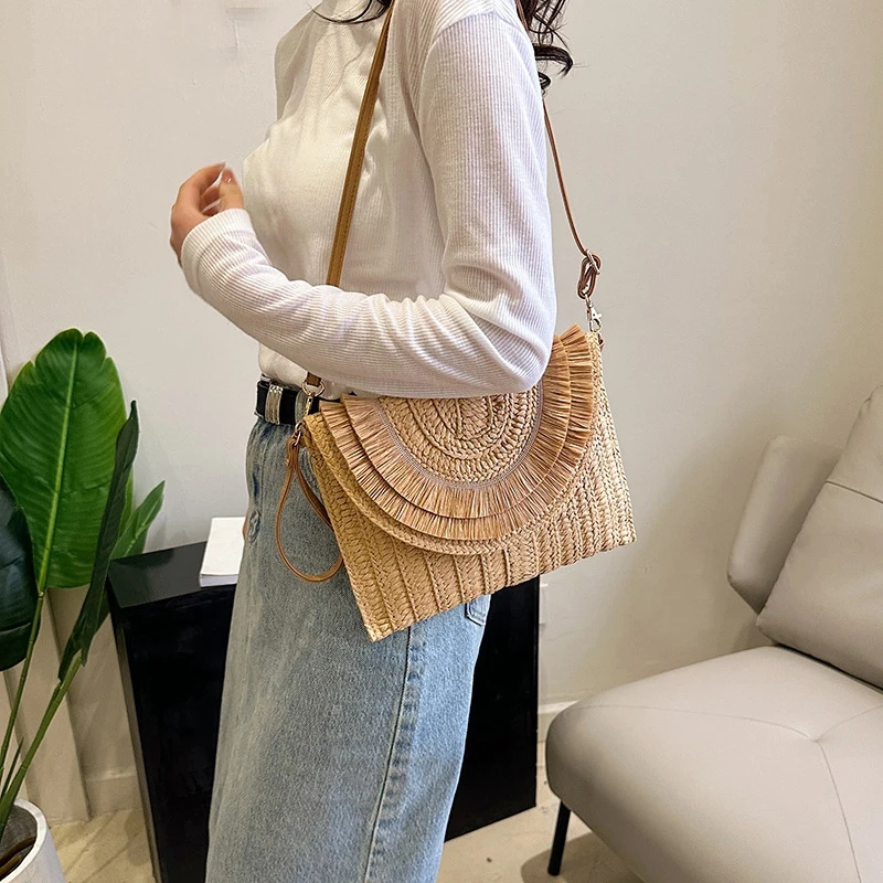 Zarah | Sac a Main Femme | Plage en Raphia