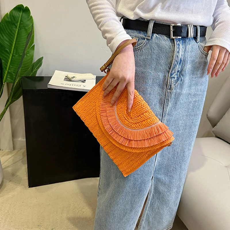 Zarah | Sac a Main Femme | Plage en Raphia