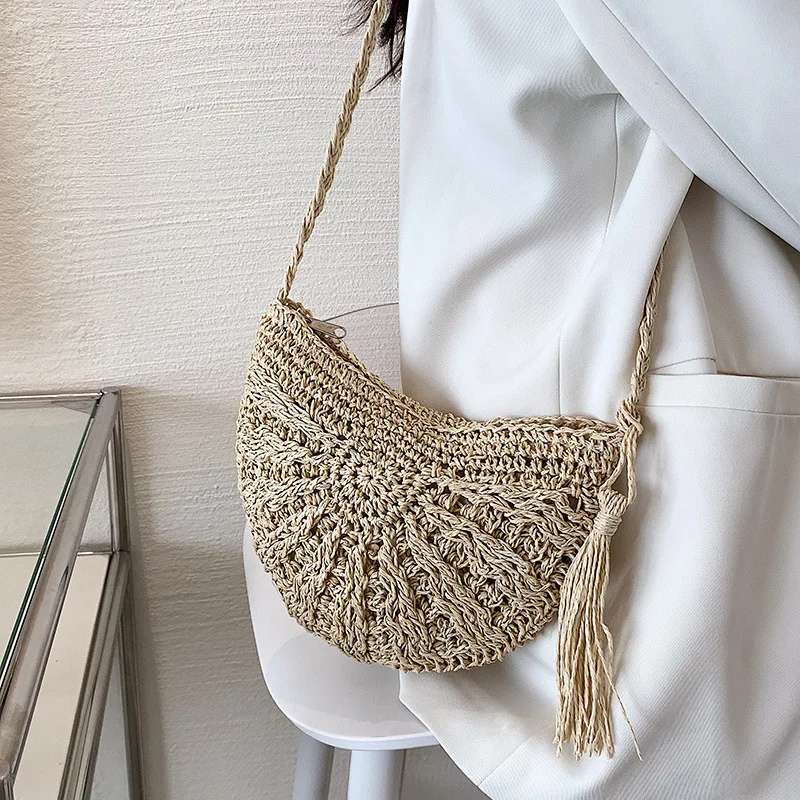 Tarah | Sac en Raphia | Bandouliere