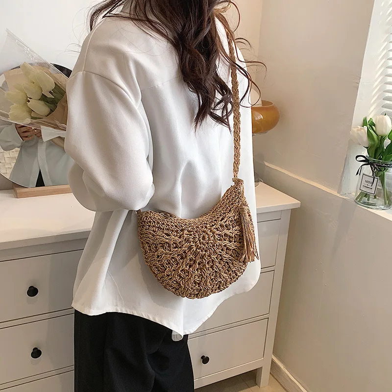 Tarah | Sac en Raphia | Bandouliere