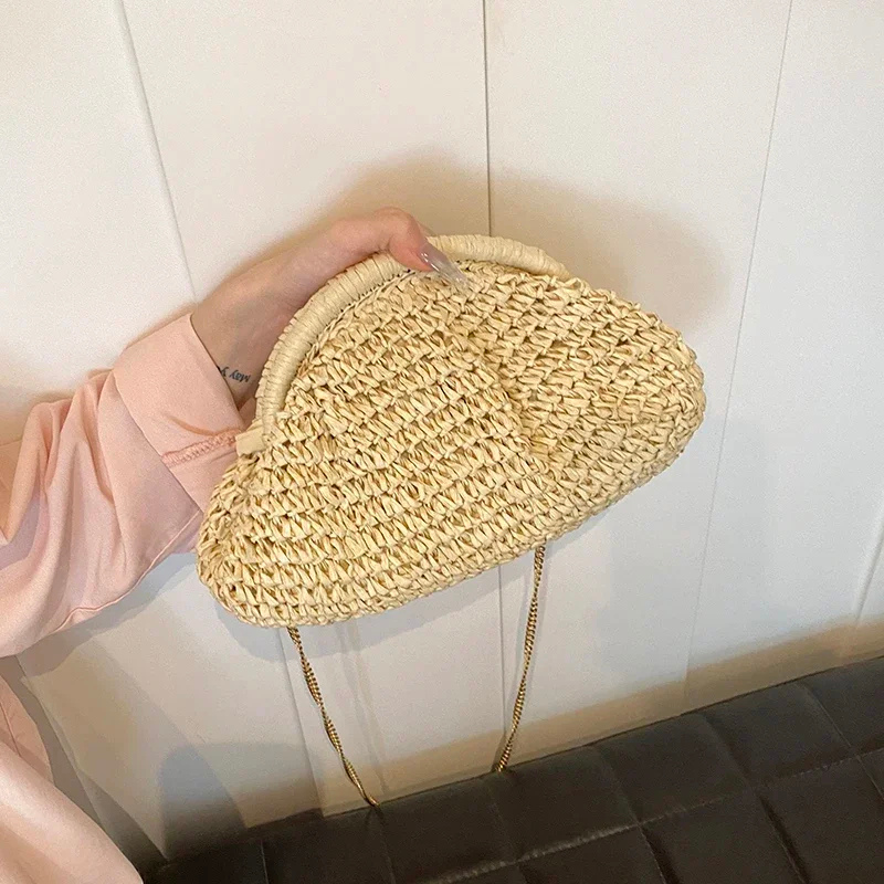 Haley | Sac en Raphia Femme | Bandoulière