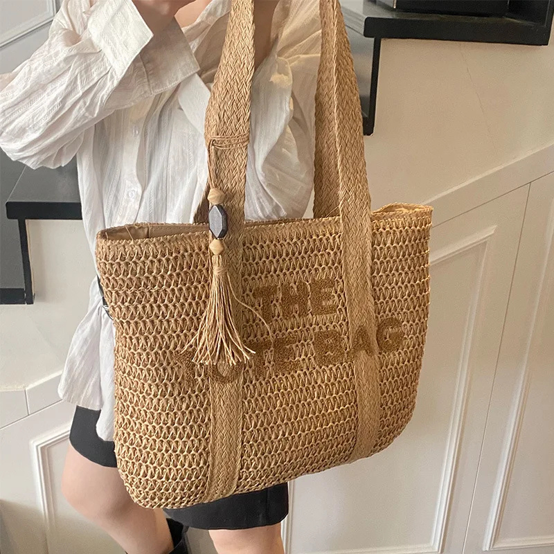 Laccie | Sac en Raphia Femme | Main