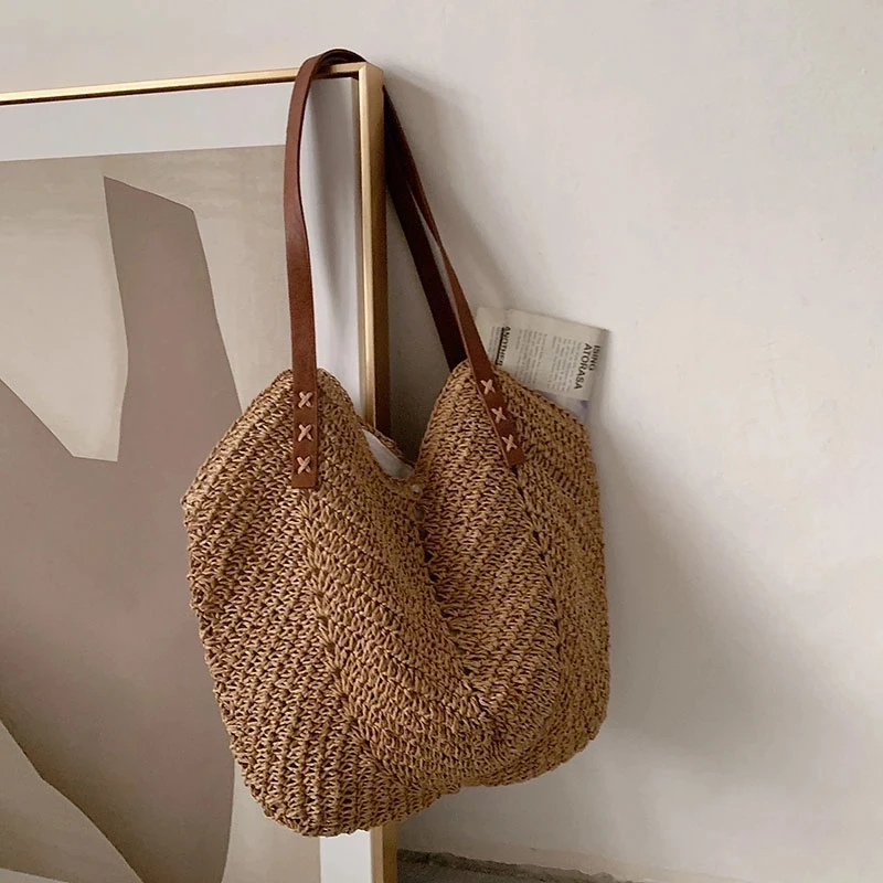 Caroline | Sac en Raphia | Tissé