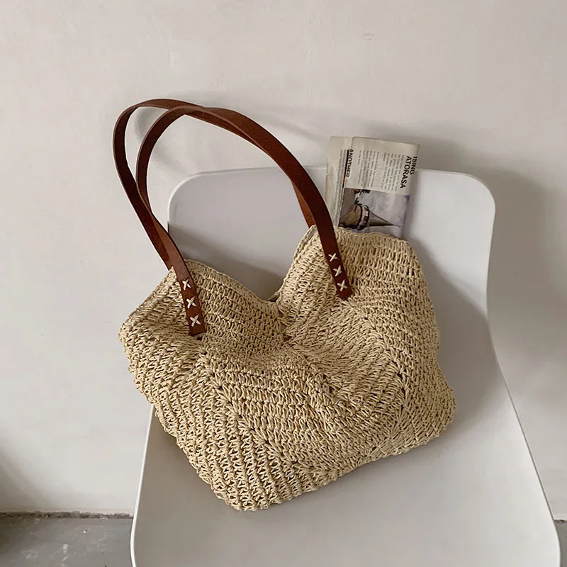 Caroline | Sac en Raphia | Tissé