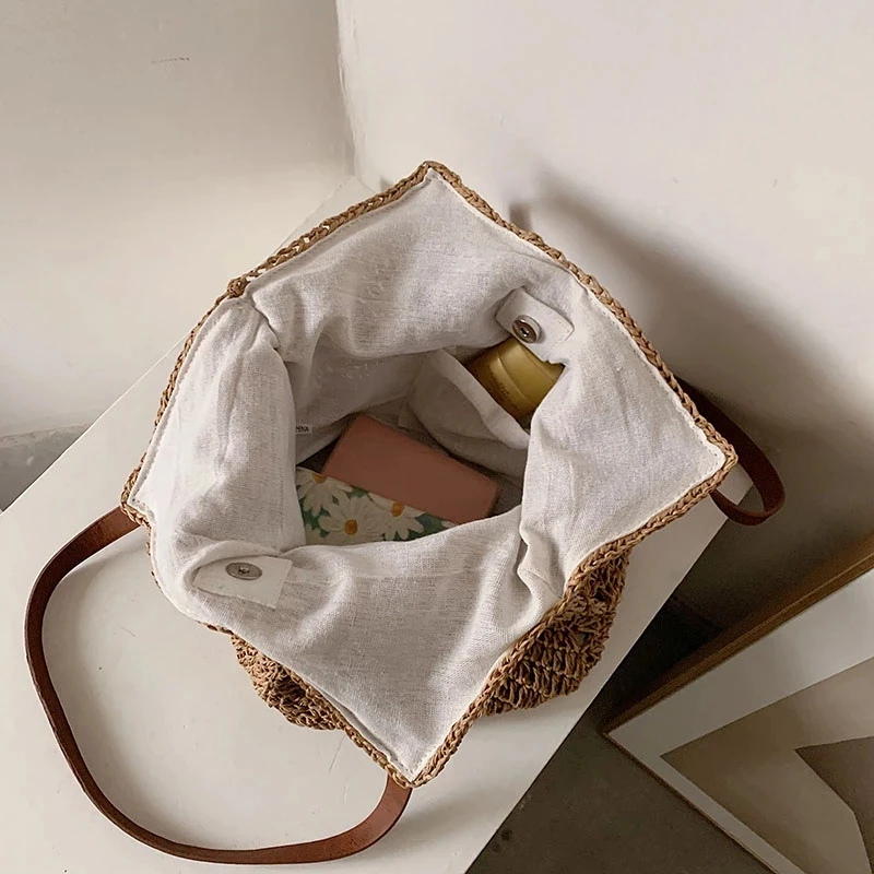 Caroline | Sac en Raphia | Tissé