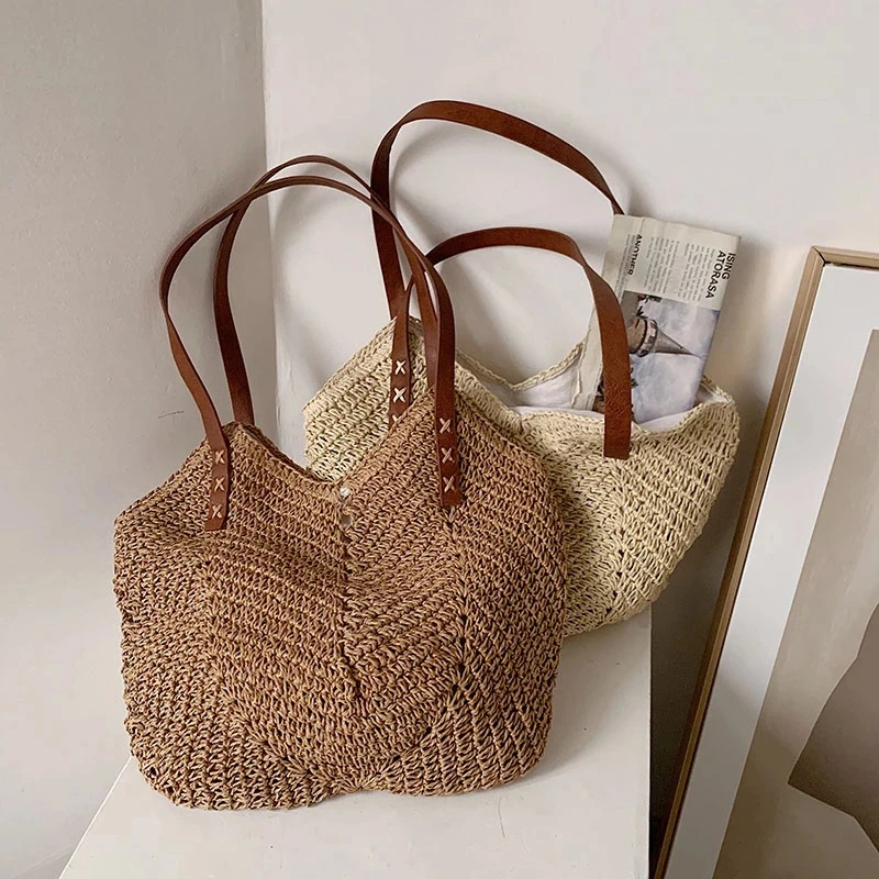 Caroline | Sac en Raphia | Tissé