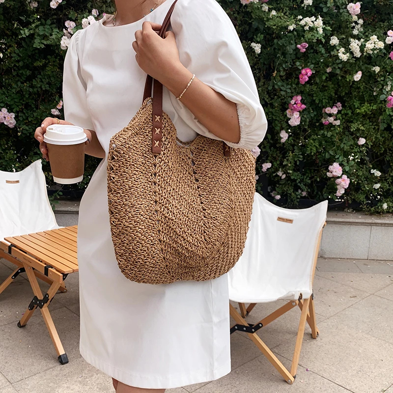 Caroline | Sac en Raphia | Tissé