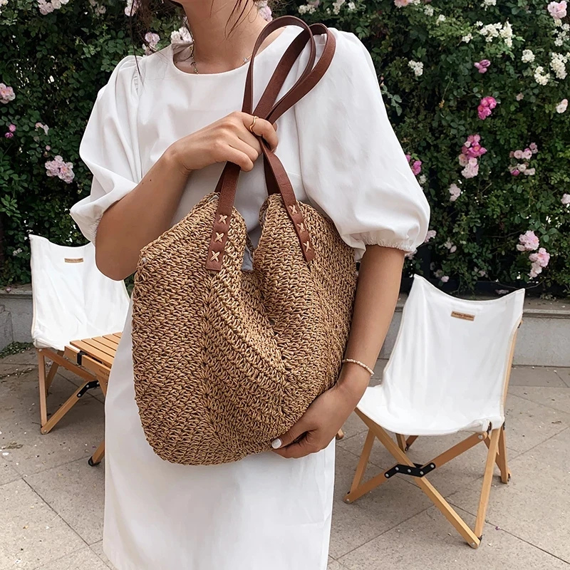 Caroline | Sac en Raphia | Tissé