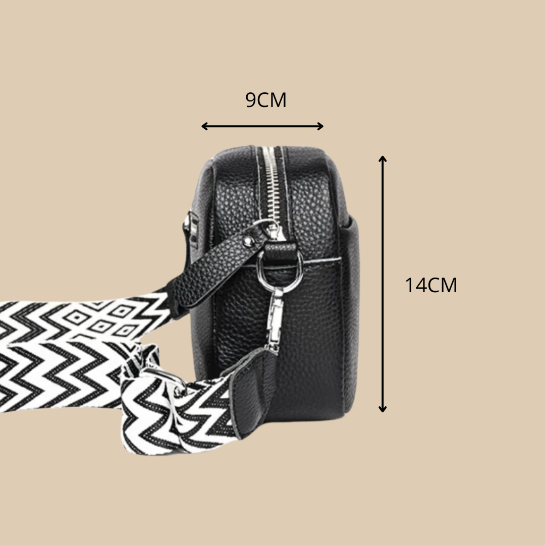 Zoe | Sac Bandoulière Femme | Noir