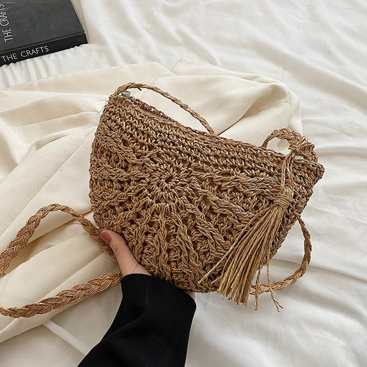 Tarah | Sac en Raphia | Bandouliere