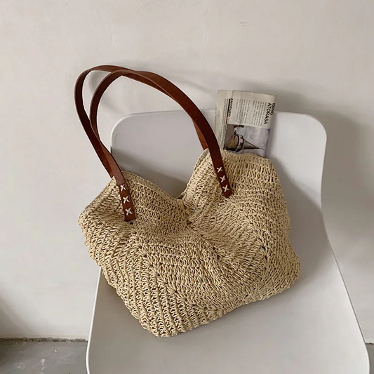 Caroline | Sac en Raphia | Tissé