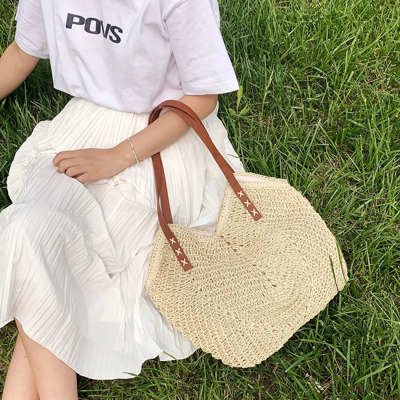Caroline | Sac en Raphia | Tissé